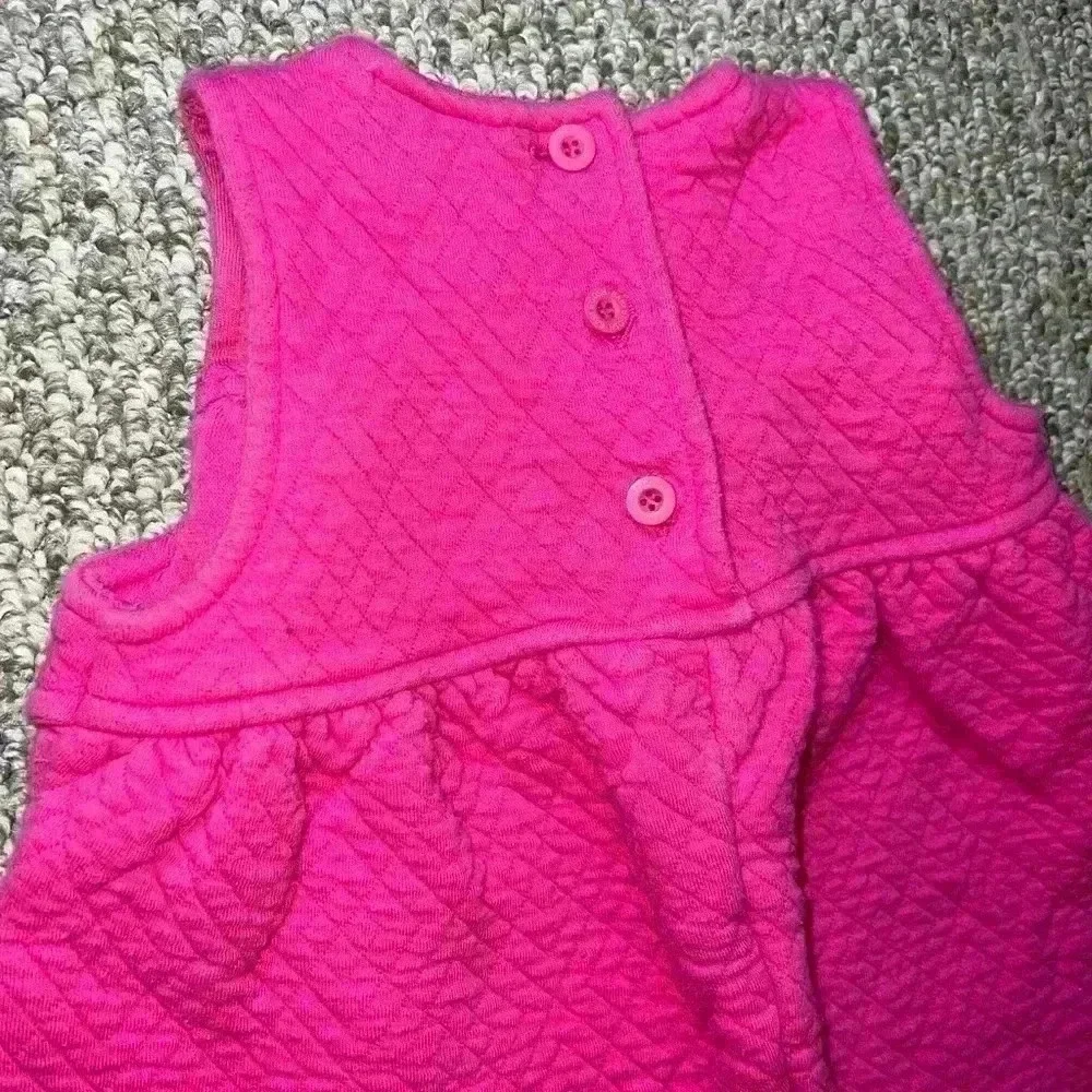 OSHKOSH BGOSH VINTAGE PINK OVERALLS 18MONTHS